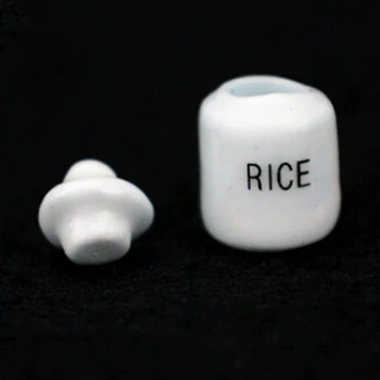 1:12 Miniature Ročno izdelan iz Porcelana Jedo Jar Nastavite DIY Lutka House Kuhinja Keramika Ornament Dekor Dodatki