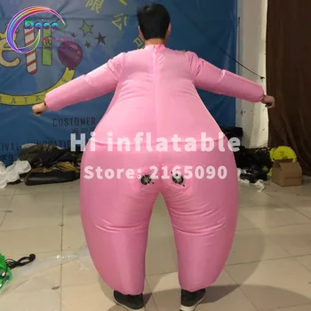 1.6 m napihljivi roza obleke odbijal kostum thicc stegna