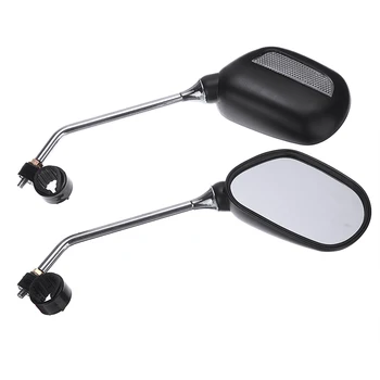 1 Pair Left/Right Safety Mirror Adjustable Bike Bicycle Mobility Handlebar Mirror Reflectors Cycle Mirrors Glass Bike Mirrors