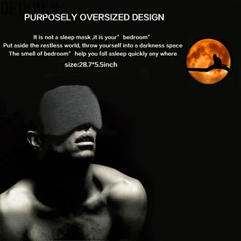 1 PC Masko Spanja Udobno Dihanje Spalna Oči Masko Nastavljiv Eyeshade Blinder Nasumice Oči Obliž Najboljše Noč Companion