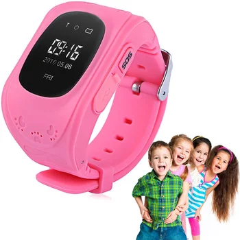 10 kos/veliko Q50 GPS Pametni Telefon Watch Otrok Otrok ročno uro GSM GPRS Lokator Tracker Anti-Izgubil Smartwatch Otrok Stražar z DHL