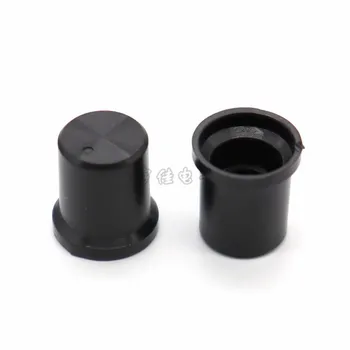 10 Kos Črna plastika gumb skp 14.5 * 14.5 mm cvet gred 6 MM potenciometer gumb skp pika prilagoditev skp