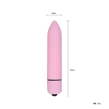 10 kosov En/10 Načinu Bullet Oblika Palico Vibrator Stimulator Masturbator Baterije Različica Močno Vibrira Sex Igrače za Ženske