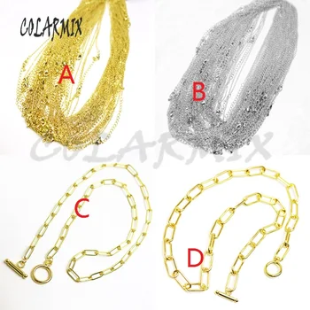 10 kosov modnih Drobne čar ogrlica pustite sporočilo, da izberete barvo Cirkon dodatki modni cirkon nakit za ženske, 51000