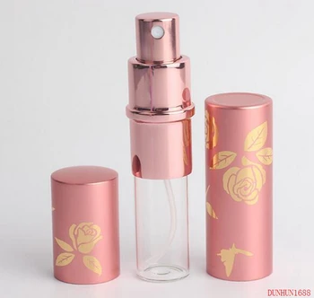 100 KOZARCEV 10 ml Porjavelost Proces, ki se lahko ponovno polnijo Prenosni Mini Stekleničke Parfuma Razpršilo Spray &Traveler Aluminija Prazno Steklenico Parfum
