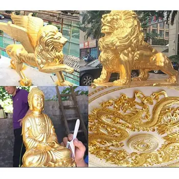 100 kozarcev Gold Leaf Stanja DIY Imitacije Folije, Papir Smolo, Nakit, Izdelava Gilding Umetnosti