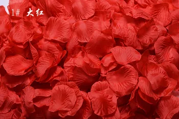 100 kozarcev Svile cvetni listi Vrtnice Cvet, Listi, Cvetovi Pisane Umetne Rose Cvet Za Poroko Dobave Korist Stranke Odlikovanja