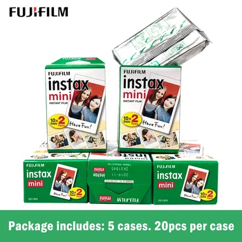 100 listov mini Fujifilm instax film 3 cm v Beli Rob, Fotografski Papir za mini 8 9 7s 25 50s 90 Hitra Kamera, Papir, film