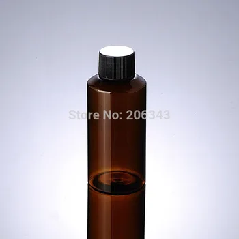 100 ml BROWN /ZELENA PET PLASTENKA ali toaletne vode steklenico ali losjon steklenico z majhno črno pokrov in plastični zamašek znotraj