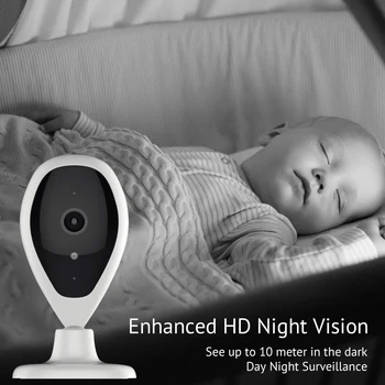 1080P FHD WiFi Brezžična IP Kamera 180 Diploma Panoramski Home Security nadzorna Kamera Baby Monitor 2.0 MP CCTV Video Camara