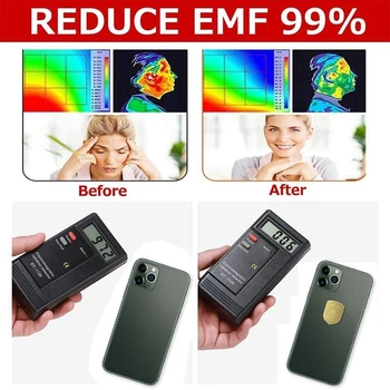 10pcs Anti Sevanja Zaščitnik Skalarnega Ščit EMF Varstvo Mobilni Mobilni Telefon Nalepke EMR Blocker za Prenosni Računalnik