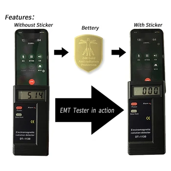 10pcs Anti Sevanja Zaščitnik Skalarnega Ščit EMF Varstvo Mobilni Mobilni Telefon Nalepke EMR Blocker za Prenosni Računalnik