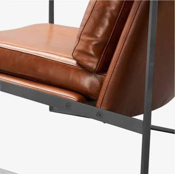 10pcs PAKET, Sodobno Oblikovanje Fotelj / Švedska Design Kavč, Stol z Armrest / Gos Usnja, ki je Napolnjena Naslonjalo Blazine