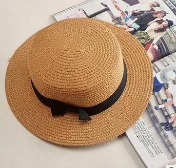 10pcs/veliko boemski stil ženska priložnostne slame nedelja klobuk poletje dome Široko-brimmed slamnik 58 cm