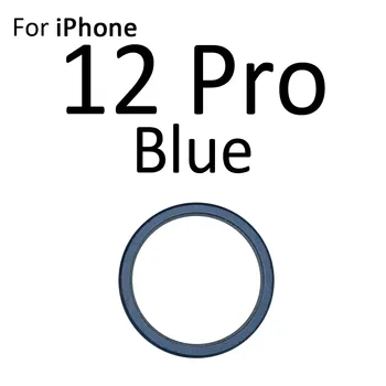 10pcs/veliko Kamera Zadaj, Zunaj Kovinski Okvir Kritje Za iPhone 12 Mini Pro Max Nazaj v Glavni Kameri Tesnilo Okvirja Odbijača za Nadomestne Dele