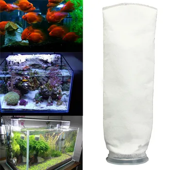 150,200 um Fish Tank Micron Filter Vložek Akvarij Morski Kadi Suho Mokro Separacijo Filter Vrečko Uporablja Z Imetnik Nosilec za Obešanje