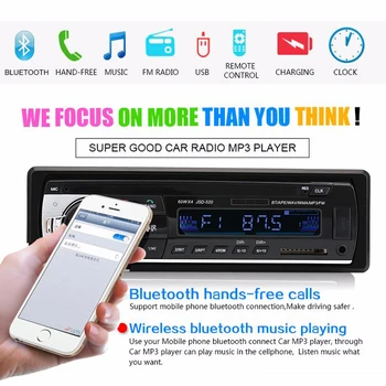 1din Avto RadioStereo Digitalni Predvajalnik MP3, FM Radio, Predvajalnik Zvoka s podporo vhod AUX /USB/SD/bluetooth Autoradio