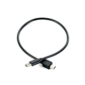 1pc 30 cm USB Tip-c na Mini USB Kablom USB-C Moški Mini-B Moški Prilagodilnik Pretvornika Vodi Podatkovni Kabel