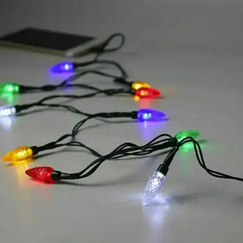 1PC LED Android Telefon Kabel za Polnjenje Vesel Božič Kabel Kabel LED Polnilec Razsvetljavo 2020 Svetlobe USB G0P0