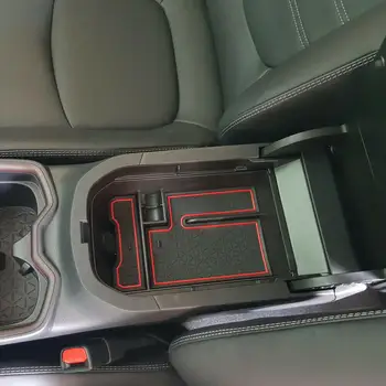 1pcs Črna Notranjost Armrest Shranjevanje organizator Polje za Toyota RAV4 2019 2020 Škatla za Shranjevanje Nadzor Armrest Polje