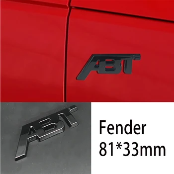1SET ABT Fender Trunk Logotip Nalepke Za Audi Q3 V5 V7 A1 A3 A4 A5 A6 A7 A8 RS3 RS4 RS5 Sline VW Golf 6 7 Mk6 MK7 Polo, Passat CC