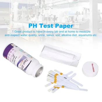 2 v 1 50 Lističev PH Cl Test Papir Alkalne Kisline Kazalnik Klora Meter Za Vodo, Urin, Slina Lakmusov Testiranje Merjenje