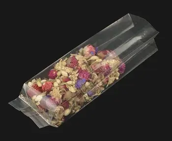 200pcs/veliko-10.5*5*2 cm,12*5.5*2 cm PE motnega / prozorne plastike organ, vrečke za Vakuumsko pakiranje vrečko Dišeči čaj vrečko za shranjevanje