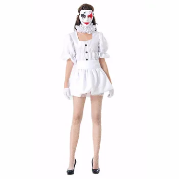 2018 Stephen King je To Kostume Pennywise Kostum Ženske Joker Klovn, Cosplay Kostum za Dekleta Fancy Halloween Obleko brez Maske
