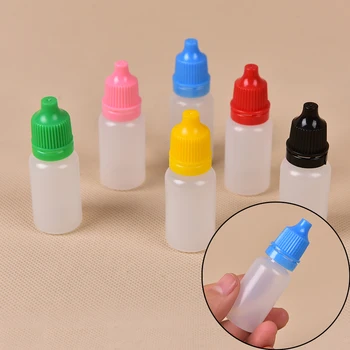 2019 Novo 10 ml Plastične Prazno Stisljiv Kapalko Steklenice Oči Tekoče Droppers Childproof Skp Tanke Nasvet Kapalko Steklenice