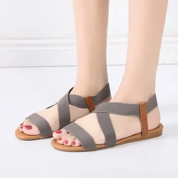 2019 ravno sandali ženske udobno platformo poletje ženske cevlji ženske poletne sandale za plažo yuj89