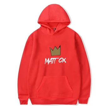 2019New Matt OX Roza pulover s kapuco zgornji del Trenirke Moški/Ženske Hoodies Priljubljen Trend Priložnostne Mens Hooded Matt OX Jeseni, Pozimi Klasična Moda