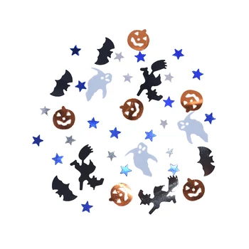 2020 Halloween Konfeti Bučna Pajek Bat duha Lobanje Happy Halloween Tabela Krpice Blaga Halloween Okraski Mrvicami