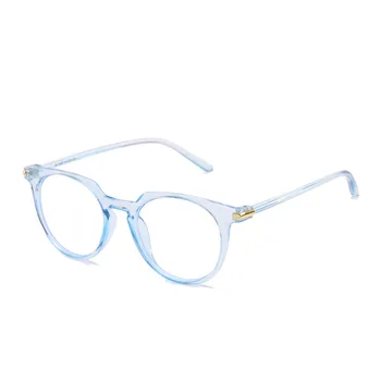 2020 Letnik Krog Jasno Eye Glasses Ženske Pregleden Leče Očal Okvir Ženske Optična Očala Proti Modra Svetloba Očala Moški