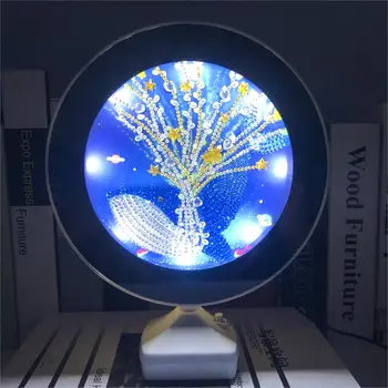 2020 Nov Prihod 5D DIY Diamond Slikarstvo Kompleti Ogledalo Diamond Mozaik Sliko Nosorogovo Lučka Lučka Punco, Darilo Doma Dekor