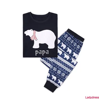 2020 novi Družinski Božič Pižamo Nastavite Družino Matchig Oblačila X-mas Pjs Družino Videz Sleepwear Mati, Hči Očeta Otrok Nightwea