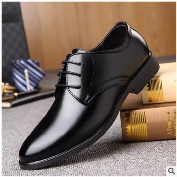 2020 novih moških obleko čevlje visoke kakovosti usnja, ki je formalno čevlji moški velika velikost 38-48 oxford obutev za moške, modni urad čevlji moški