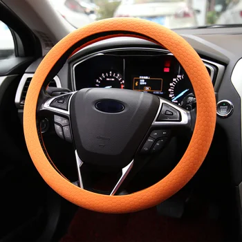 2020 priljubljena najboljše kakovosti USNJA TEKSTURO AVTO AUTO silikonski volan pokrov