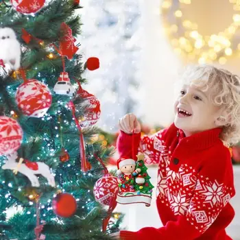 2020 Srečno Novo Leto Božični Okraski DIY Xmas Gift Santa Claus Snežaka Drevo Obesek Lutka Visi Okraske za Dom