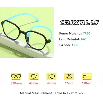 2021 Nov Kvadratni Računalnik Očala Otrok je Fant Ultralahkih Prilagodljiv Optika Okvir Modra Svetloba Blokiranje Očala, Otroci, Dekleta, UV400
