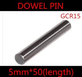 20pcs/veliko Visoko Kakovostnih 5*50 mm 5 mm GGr15 Ležajnega Jekla Krog zidnim vložkom Pin, Dolžina 50 mm
