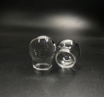 20x15mm clear stekla svetu orbs zaslon votlih krog orbs mehurček dome pokrov, ki želijo steklenico locket libelo, ogrlico, obesek, 500pcs