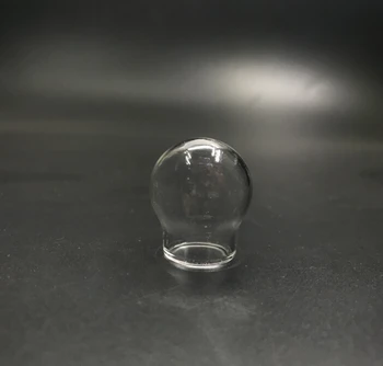 20x15mm clear stekla svetu orbs zaslon votlih krog orbs mehurček dome pokrov, ki želijo steklenico locket libelo, ogrlico, obesek, 500pcs