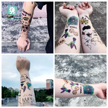 21*15 cm Velik Velik Roko Tempoary Tattoo Nalepke arabski Plemenski Tetovaže Človek Tattoo brid Ponaredek Tatoo Body Art Taty