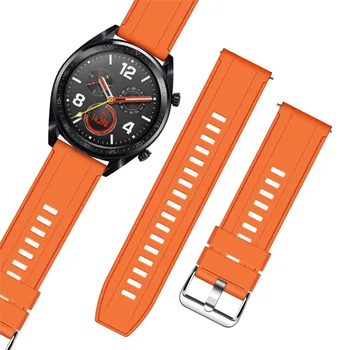 22 mm Silikonski Watchesbands Za Huawei Watch GT 2e 2 Pro Čast Čarobno Silikonski Trak Zapestni Trak Moda Nastavljiva Pasu Pasu