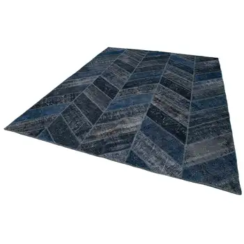 246x308 Cm Modro Ročno Sodobne Mozaik Preprogo-8x10 Ft
