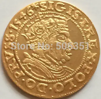24K pozlačeni 1546 ruske zlatih kovancev izvod