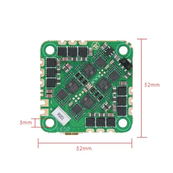25.5x25.5 mm IFlight Zver F7 45A all-in-one MPU6000 5V 2,5 A BEC OSD Blackbox Barometer 2-6S Plug-and-Play za Vista digitalni sistem