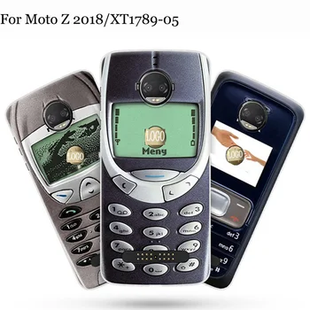 2pcs Moda mehko primerih Za Moto Ž 2018/XT1789-05 primeru retro 3D cartoon naslikal hrbtni pokrovček XT1789-05 lupini Za MotoZ primeru telefon