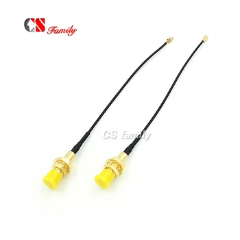 2pcs SMA ženski IPEX RF kabel, 100mm dolžina, SIM808 SIM868 kabel antene