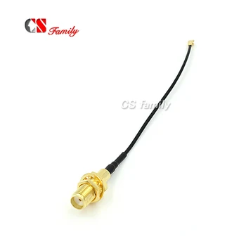 2pcs SMA ženski IPEX RF kabel, 100mm dolžina, SIM808 SIM868 kabel antene